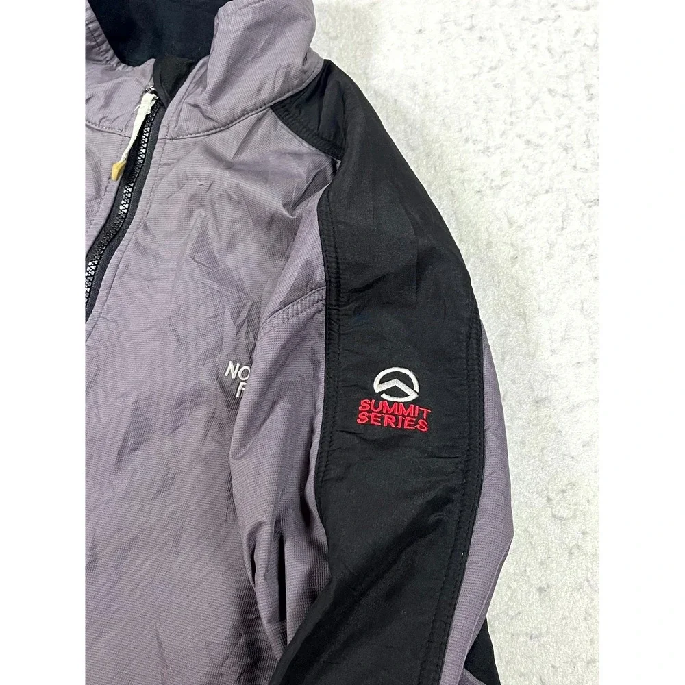 The North Face Summit Series WindStopper Fleece Jacket Mens XL Light Purple Logo